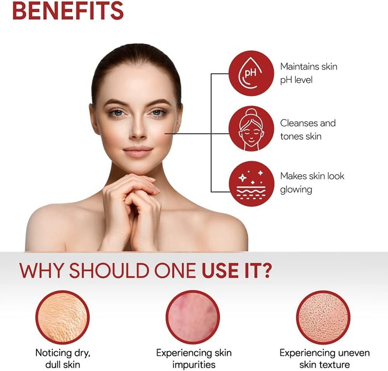 Good Vibes Rosehip Face Toner Spray | Skin Clarifying Toner for Dull, Impure & Uneven Skin Tone | Hydrates, Balances pH | Alcohol-Free, Paraben-Free | 4.05 Fl Oz (120ml) - Image 3